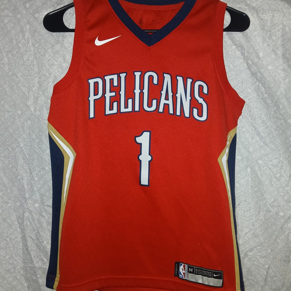 Nike Red Williamson Pelicans Jersey